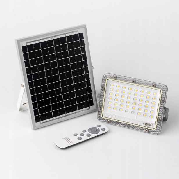 Solární Led Osvětlovač 50W 4000K neutrální bílá barva