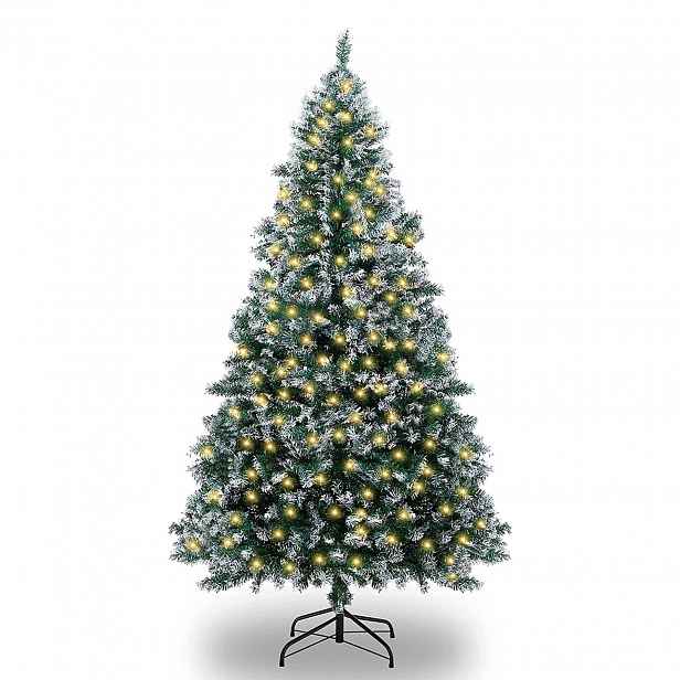 Umělý vánoční stromek Vterly 180 cm s 1000 jehlami a 200 Led diodami