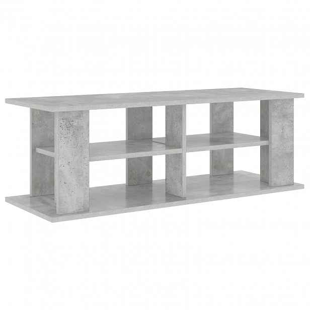 vidaXL Stojan na TV Betonově šedá 96 x 35 x 33,5 cm