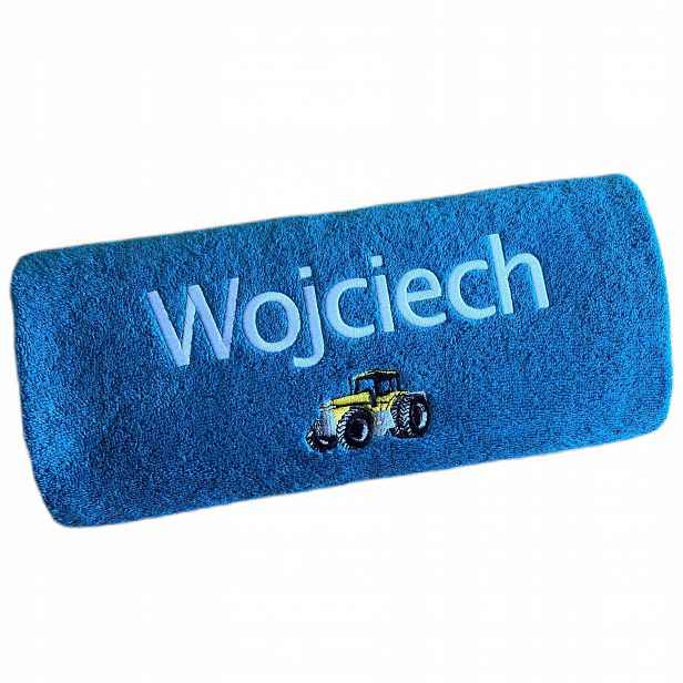 Dárek pro Farmáře, traktoristu, Narozeniny, Vánoce, ručník S Traktorem Jméno
