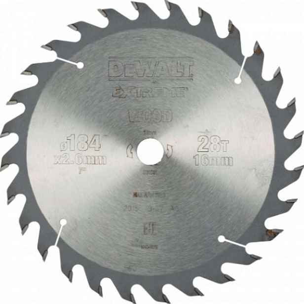 DeWALT - Pilový kotouč na dřevo 184x16 mm, 28 zubů DT4031