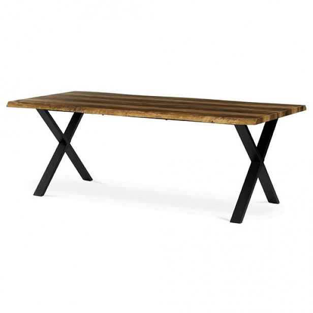 Jídelní stůl Autronic 210x100 cm hnědá MDF HT-F4321 OLW