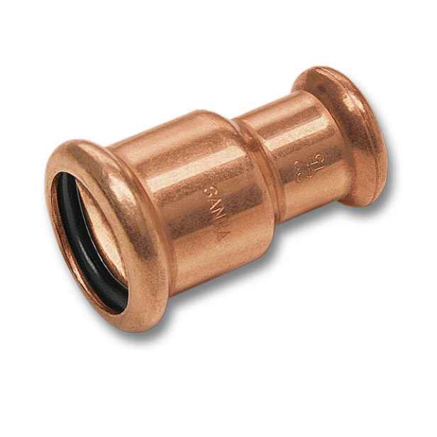 Nátrubek redukovaný lisovací Sanha Cu Press 6240 28×22 mm FF