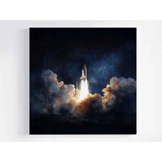 Obraz Na Plátně Canvas Loď Vesmírná Raketa Raketoplán Vesmír 50x50