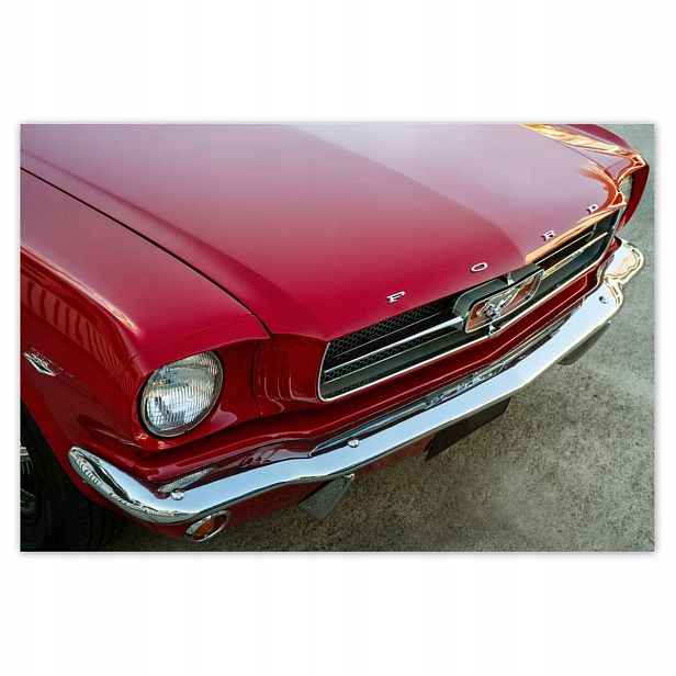 Plakáty 200x135 Ford Mustang Maska Lampy