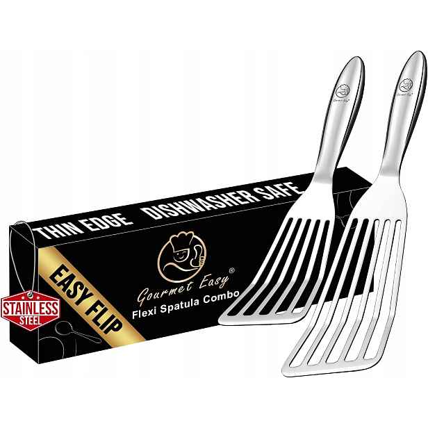 Sada špachtlí Kuchyňské lopatky Gourmet Easy 2ks nerezová ocel