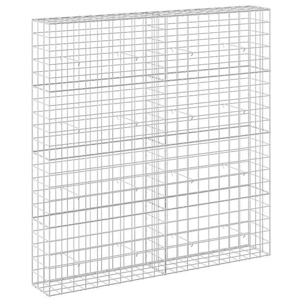 vidaXL Gabion s drátem 5 mm a síťkou 10x10 cm 200x30x200 cm