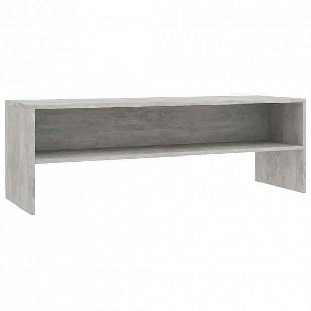 vidaXL TV stolek šedý 120 x 40 x 40 cm kompozitní dřevo