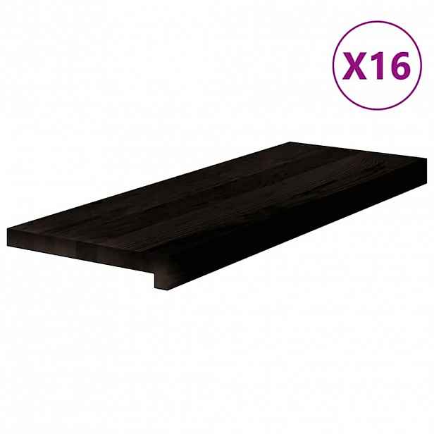 vidaXL Nášlapy na schody 16 ks světle hnědé 70x25x2 cm masivní dub