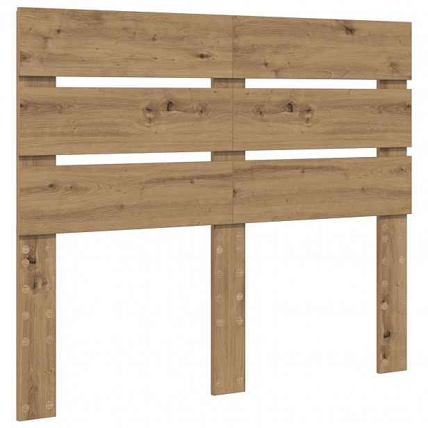 vidaXL Čelo postele Artisanový dub Kompozitní dřevo