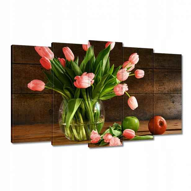 Obrazy 100x60 Červené tulipány