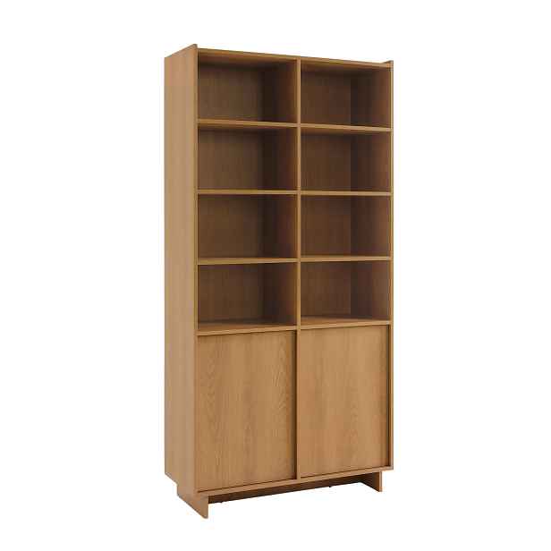 Piaski Knihovna Yasumi 98 cm dub karamelový