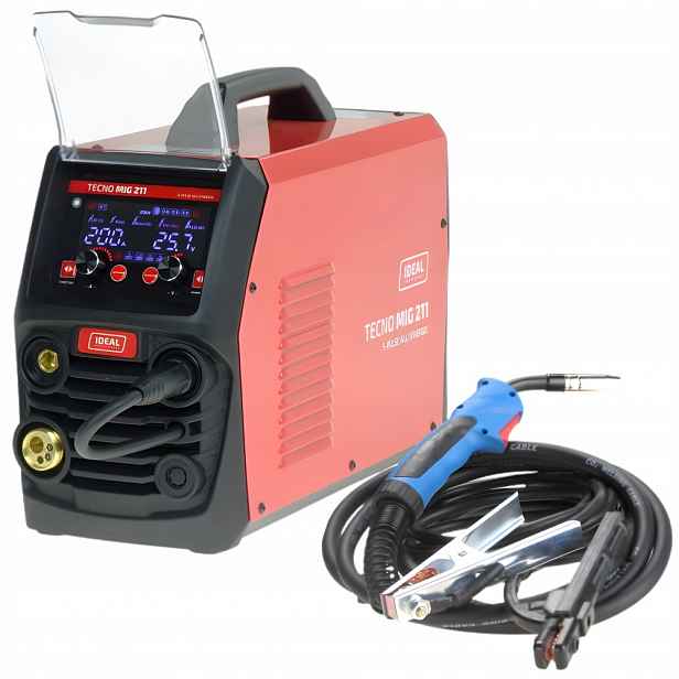 Poloautomatický svařovací stroj Ideal Tecno Mig 211 S-pulse 200A 230V pro hliník