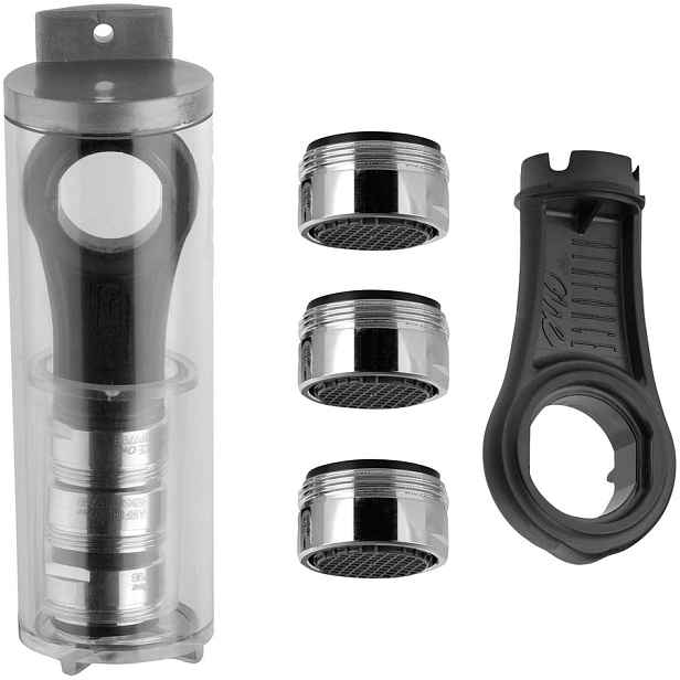 Sapho SET 3x perlátor ANTICALC, vnější závit M24x1 a klíč, chrom