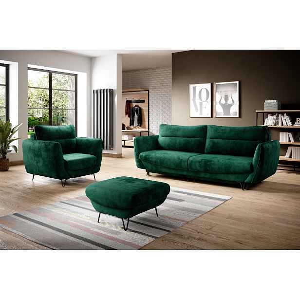 Sestava Silva - 3F + 1F + taburet látka: Nube 35