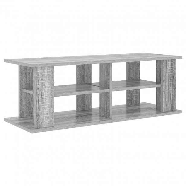 vidaXL Stojan na TV 96 x 35 x 33,5 cm Šedý Sonoma Dřevěný materiál