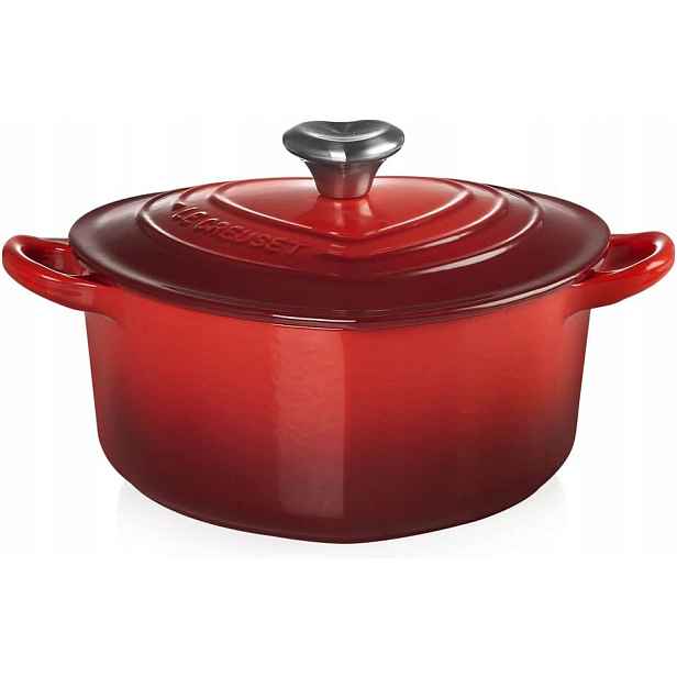 Litinový Zapékací Mísa Le Creuset Srdce 20 CM Víko Francie