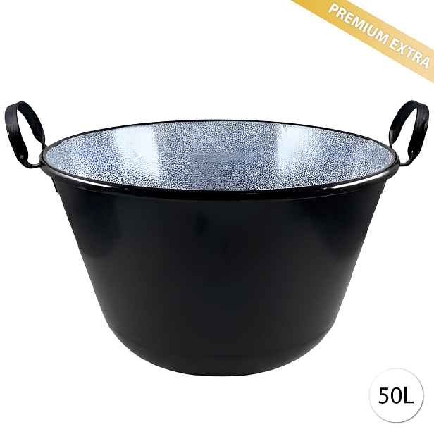 Velký smaltovaný kotlík 50L na guláš a zabíjačku – Perfect Home Premium Extra 36666