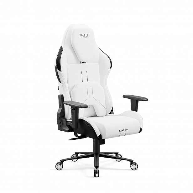 Herní židle bílá s chladicím sedákem, Normal Size: Diablo X-One Prime Ghosted White
