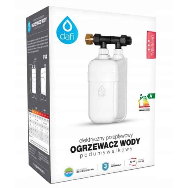 Průtokový ohřívač vody s připojením Dafi 7,3kW pod umyvadlo