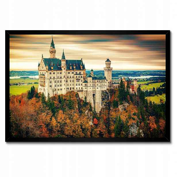 Plakáty v rámu 60x40 Zámek Neuschwanstein