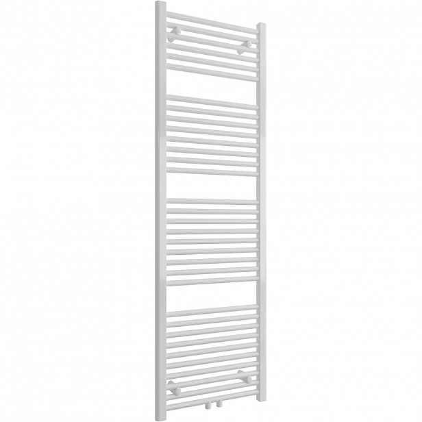 Koupelnový radiátor Lincoln - středové připojení 50mm/boční - 484W - bílá lesklá - 1600x500 mm