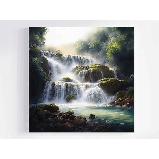Obraz Na Plátně Canvas Krajina Chorvatsko Park Krka Vodopády Řeka 50x50