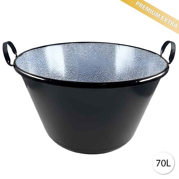Velký smaltovaný kotlík 70L na guláš a zabíjačku – Perfect Home Premium Extra 13673