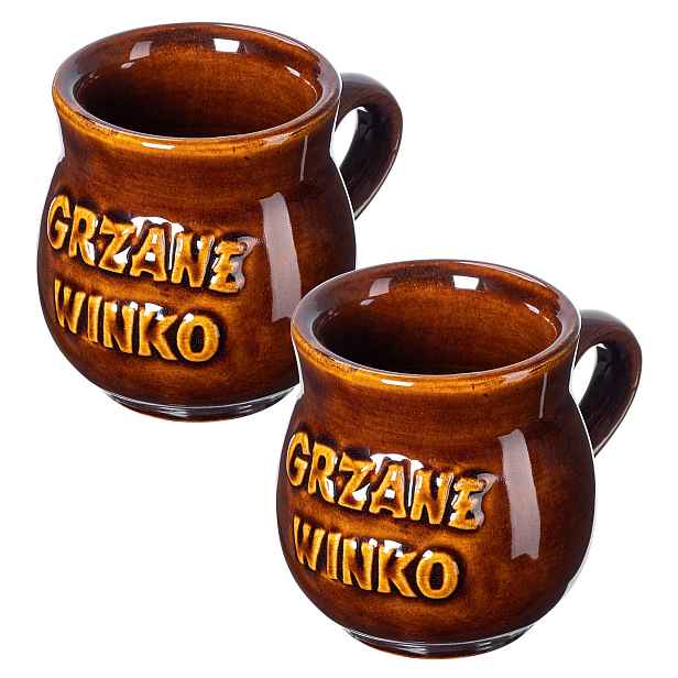 Šálky Na Ohřev Vína S Uchem 250 ml Set
