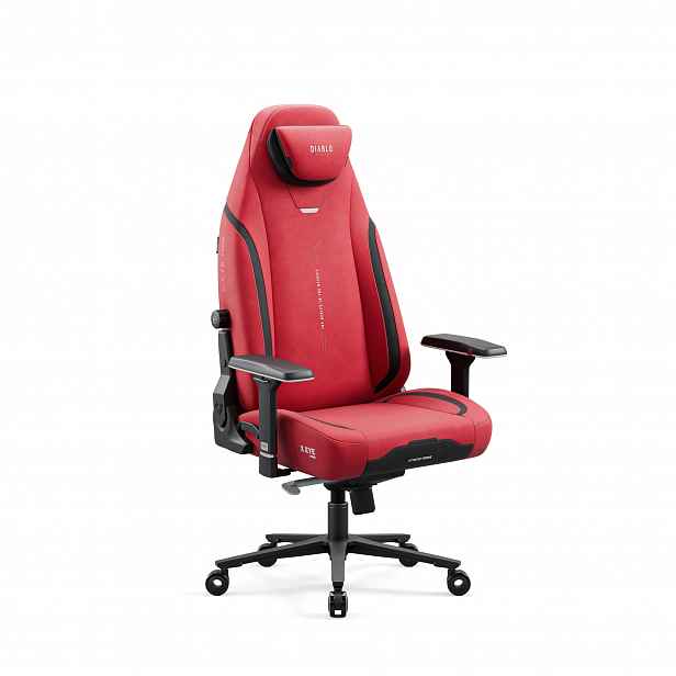 Herní křeslo Normal Size, červený-černý: Diablo X-Eye Prime Bloody Mary