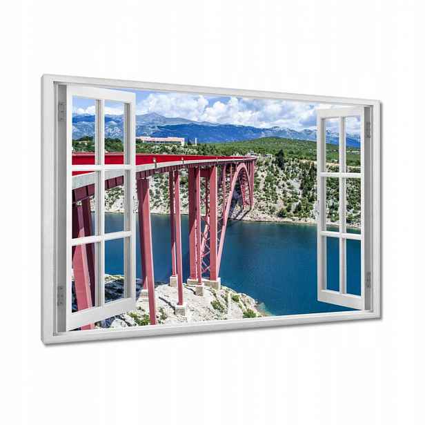 Obrazy 90x60 Chorvatsko Maslenica Most