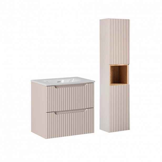 Petits-meubles KOUPELNOVÝ NÁBYTEK 60cm Riva 2er-Set Kašmír