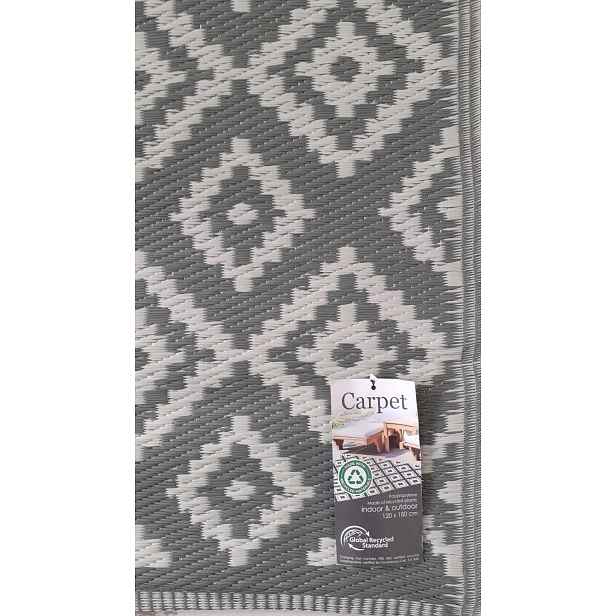 Vnější Koberec Voděodolný Na Terasa Balkon 120 x 180 CM S Tmavou Máta