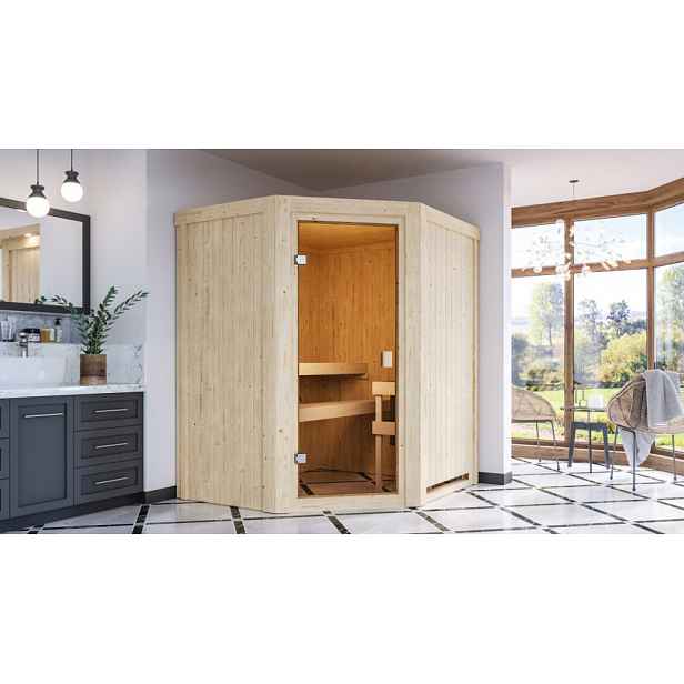 Interiérová finská sauna 170 x 151 cm