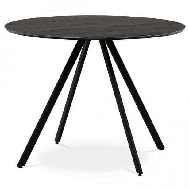 Jídelní stůl Autronic 100x100 cm šedá Melamin HT-R5010 GREY