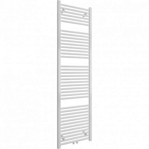 Koupelnový radiátor Lincoln - středové připojení 50mm/boční - 559W - bílá lesklá - 1800x500 mm