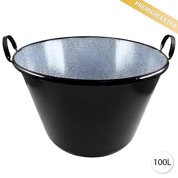 Velký smaltovaný kotlík 100L na guláš a zabíjačku – Perfect Home Premium Extra 36733