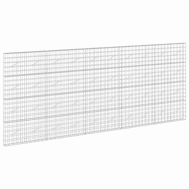 vidaXL Gabion s drátem 5 mm a síťkou 10x10 cm 500x10x200 cm
