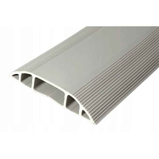 Dataflex Kabelová lišta Pvc, na podlahu, 83 x 15 mm, délka 1,5m, šedá