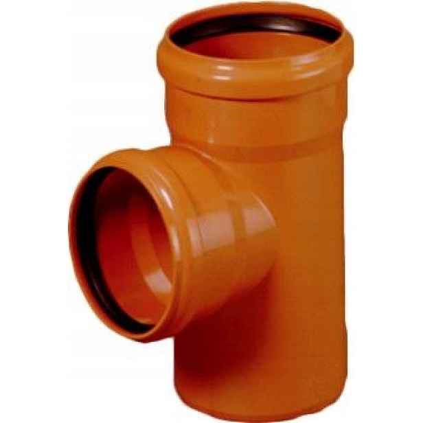 T-rozdělovač 45° Pvc-u Kgea Dn 315/315 oranžová