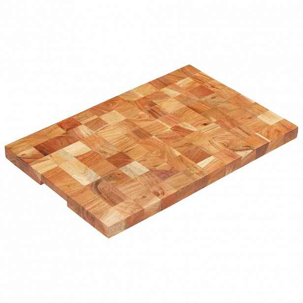 vidaXL Prkénko na krájení potravin 60 x 40 x 3,8 cm masivní akácie