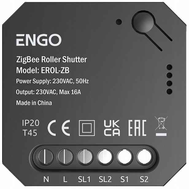 Engo Ovladač Rolet Zigbee Pro Systém Engo Smart Pod Omítku
