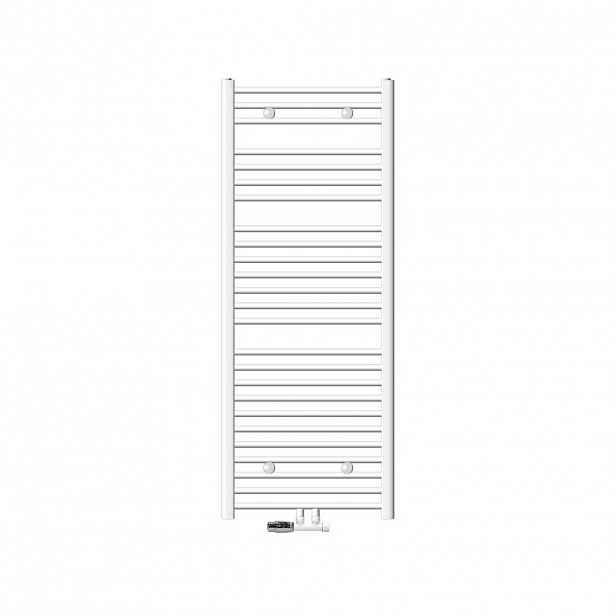 LuxeBath KOUPELNOVÉ topidlo Sahara 600 x 1500 mm, bílé, zakřivené, s rohovým ventilem