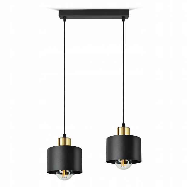 Stropní Svítidlo Lustr Stropní Svítidlo Classic Spot BZ2 Led E27 Black Gold