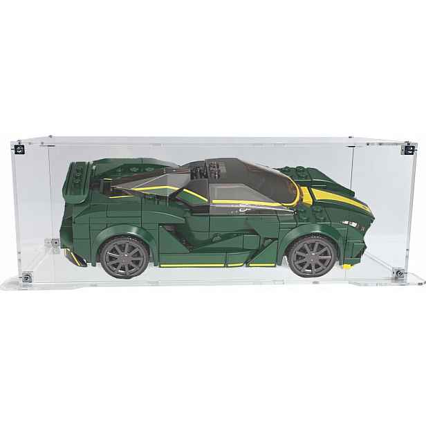 Vitrína s podstavcem Drewlandia pro stavebnici Lego 76907 Lotus Evija
