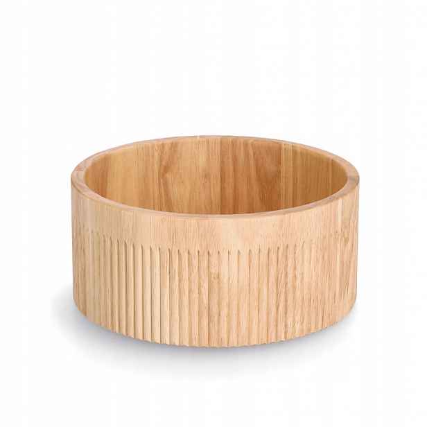 Cylindrická Miska S Proužky, Bambus, Ø 27 x 12 CM, Zeller