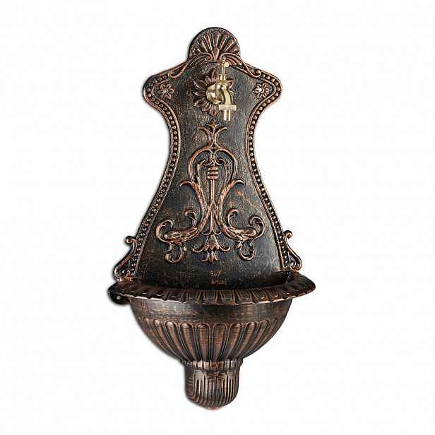 Relaxdays FONTÁNA Bronze Zlatá 66 cm