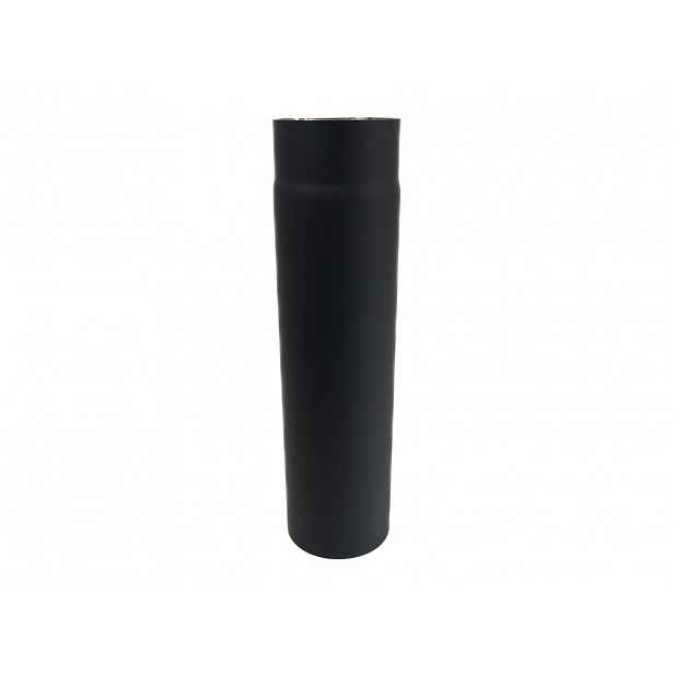Roura kouřová 130 mm/50 cm, silnostěnné 1,5 mm, černá MA654161