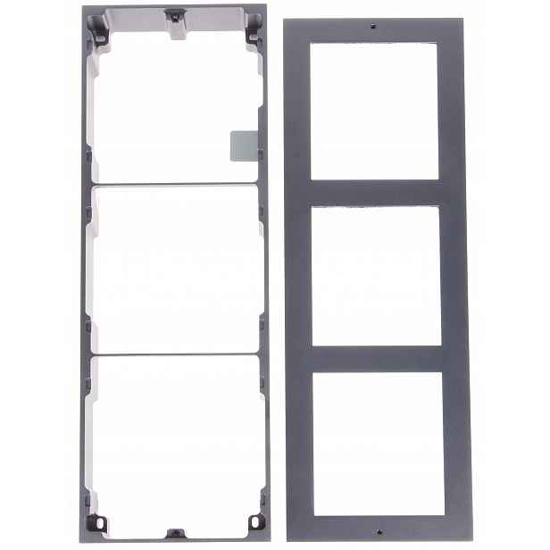 Trojitý hliníkový rámeček rámeček pro videotelefon Hikvision DS-KD-ACW3