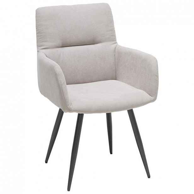 ŽIDLE S PODRUČKAMI, antracitová, světle šedá Hom`in - 58/89/61 CM